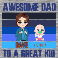 T-Shirt, Awesome Dad Of Great Kids