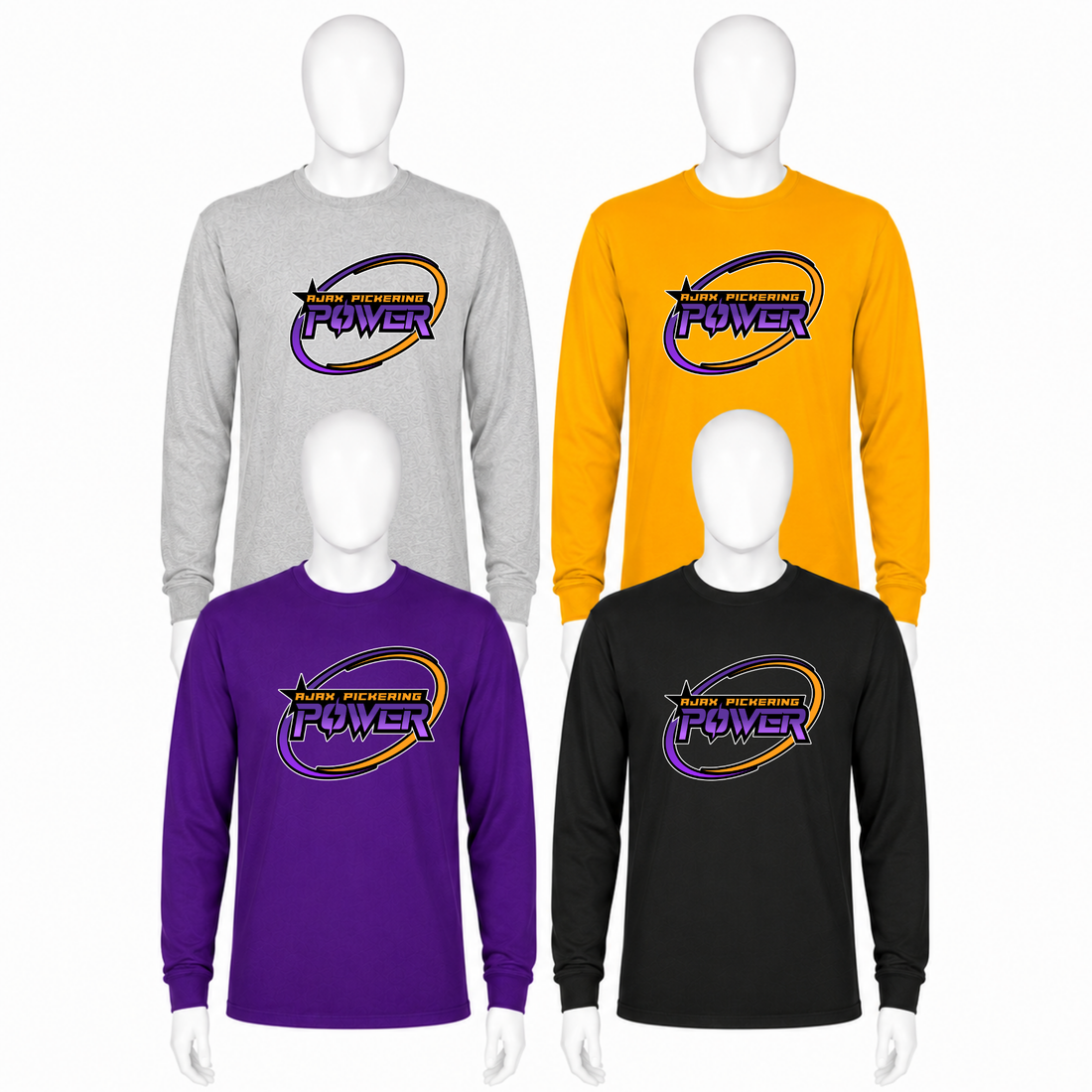 Ajax Pickering Ringette Long Sleeve T-Shirt