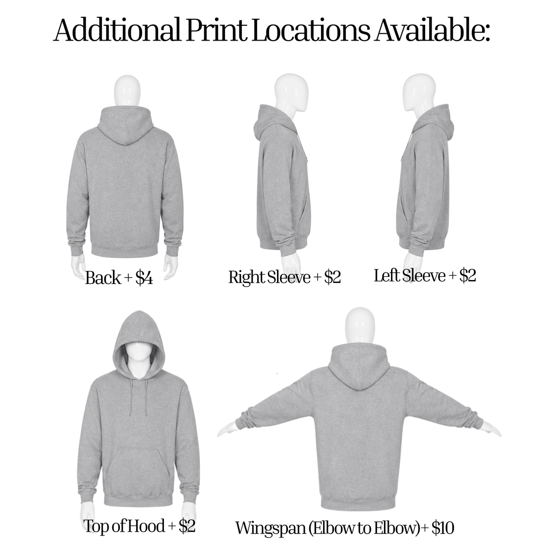 Custom Unisex Hoodie - Printed with Your Design