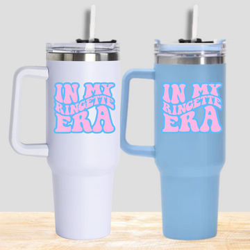 40oz Stainless Steel Tumbler, Ringette, In My Ringette Era