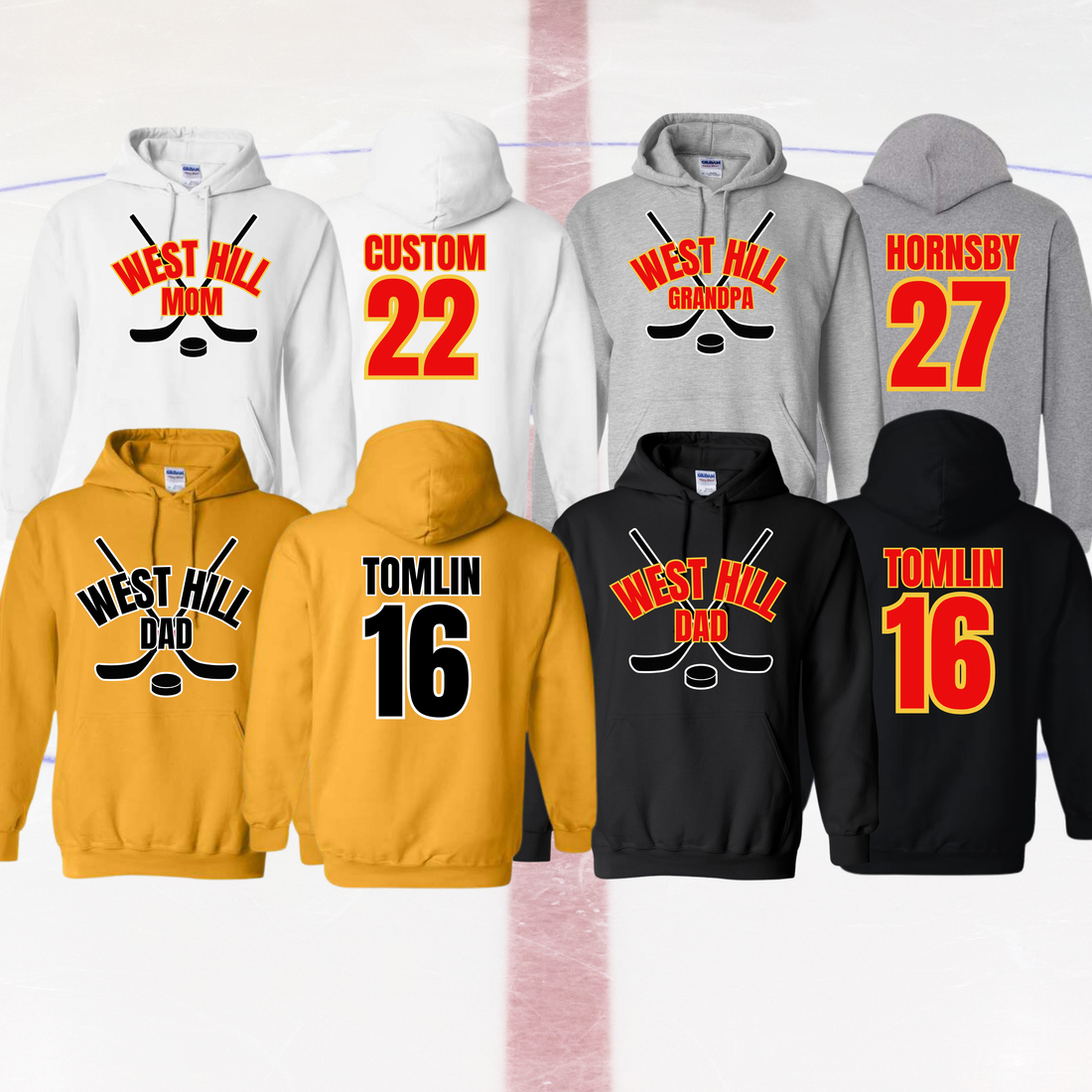 West Hill Hoodie, Mom / Dad / Grandma / Grandpa / Etc