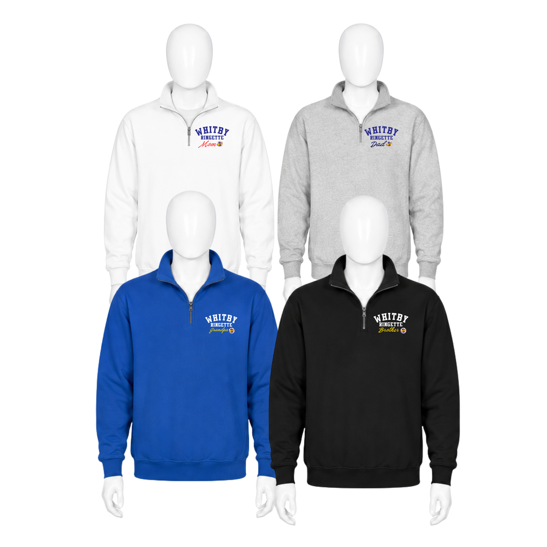 Whitby Ringette Quarter Zip Sweatshirt