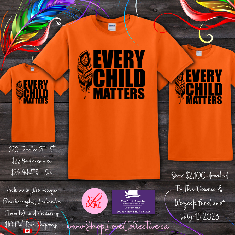 Toddler T-Shirt, Orange Shirt Day, Every Child Matters. Indigenous Reconciliation