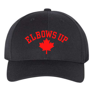 Elbows Up - Embroidered Adjustable Baseball Cap