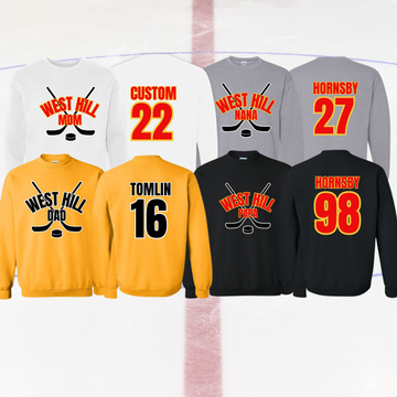 West Hill Crewneck Sweatshirt, Mom / Dad / Grandma / Grandpa / Etc