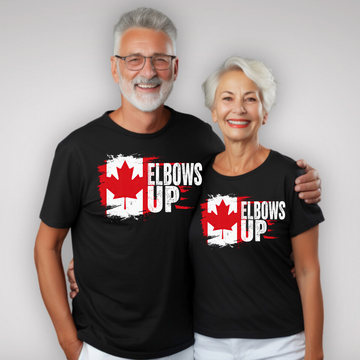 Elbows Up Flag T, Unisex T-Shirt