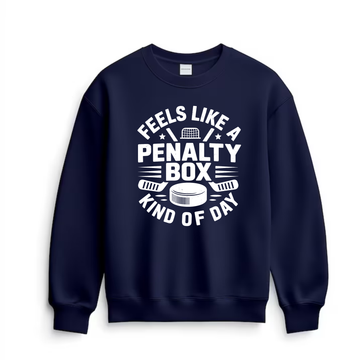 Hockey Crew Sweatshirt, Penalty Box