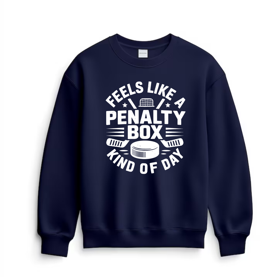 Hockey Crew Sweatshirt, Penalty Box