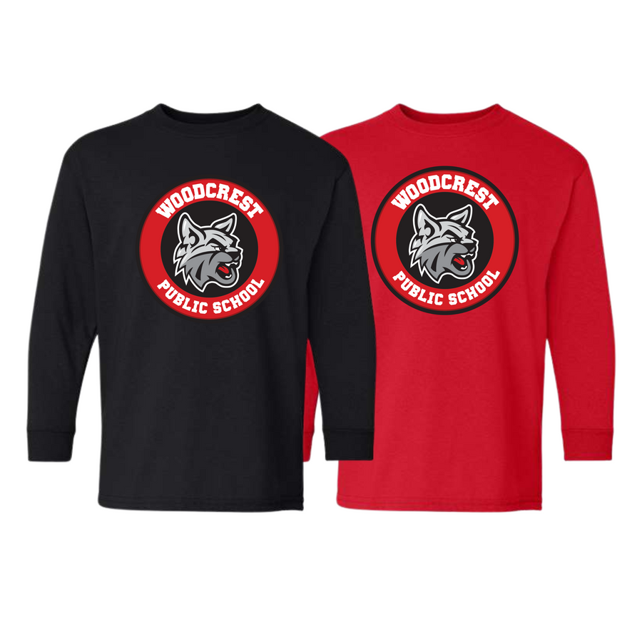 Woodcrest PS, Long Sleeve Cotton T-Shirt
