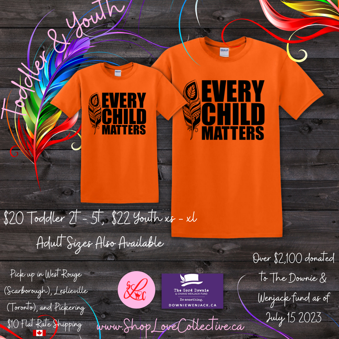 Toddler T-Shirt, Orange Shirt Day, Every Child Matters. Indigenous Reconciliation