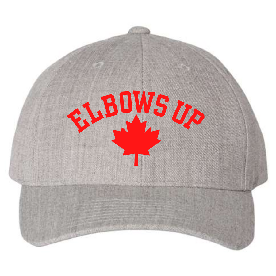 Elbows Up - Embroidered Adjustable Baseball Cap