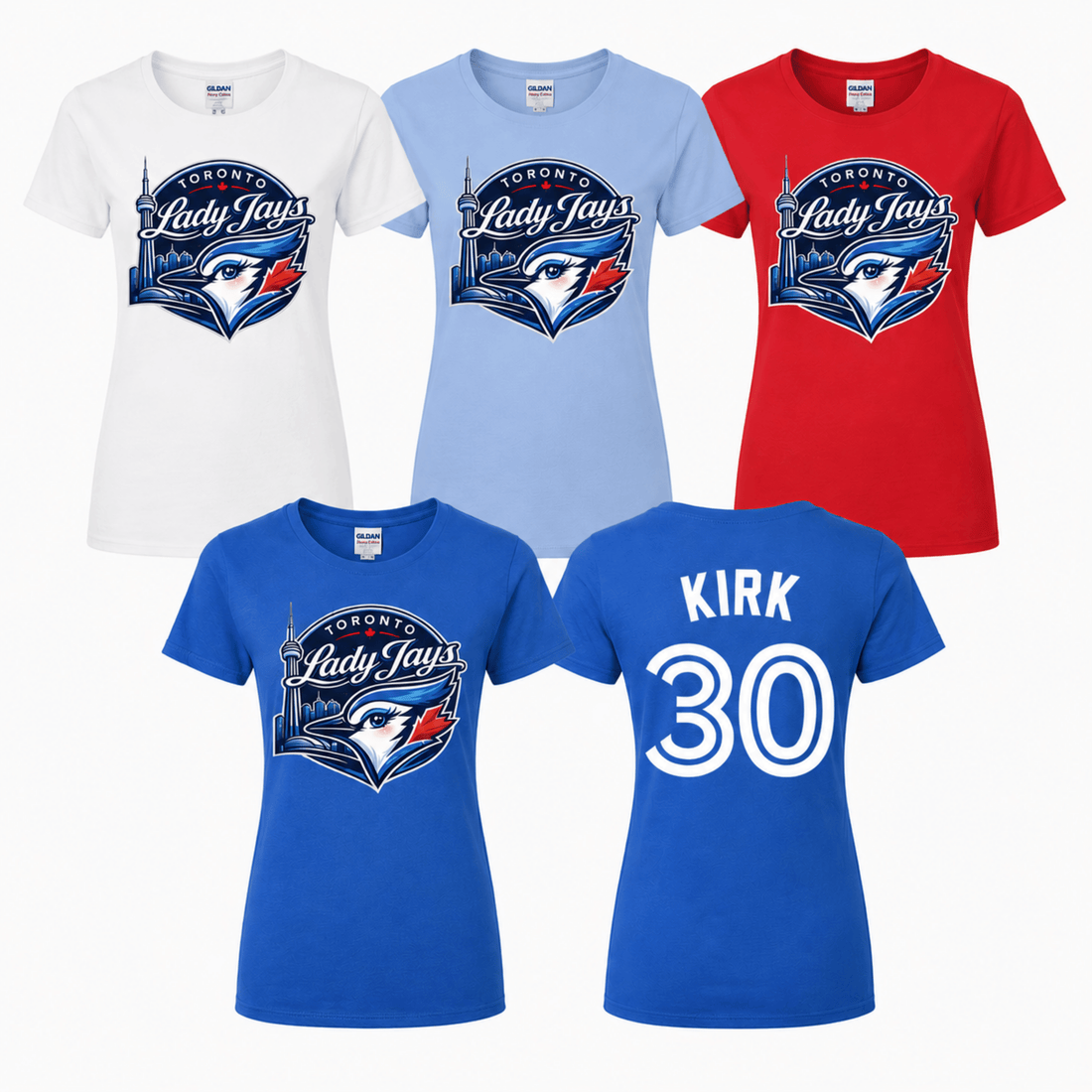 Toronto Lady Jays Crewneck T-Shirt, Women's Fit
