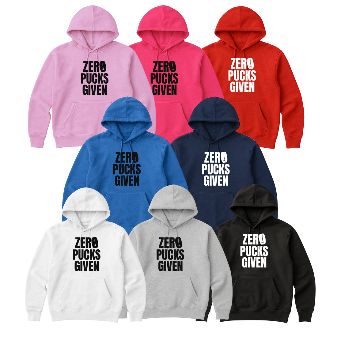 Hockey Hoodie, Zero Pucks