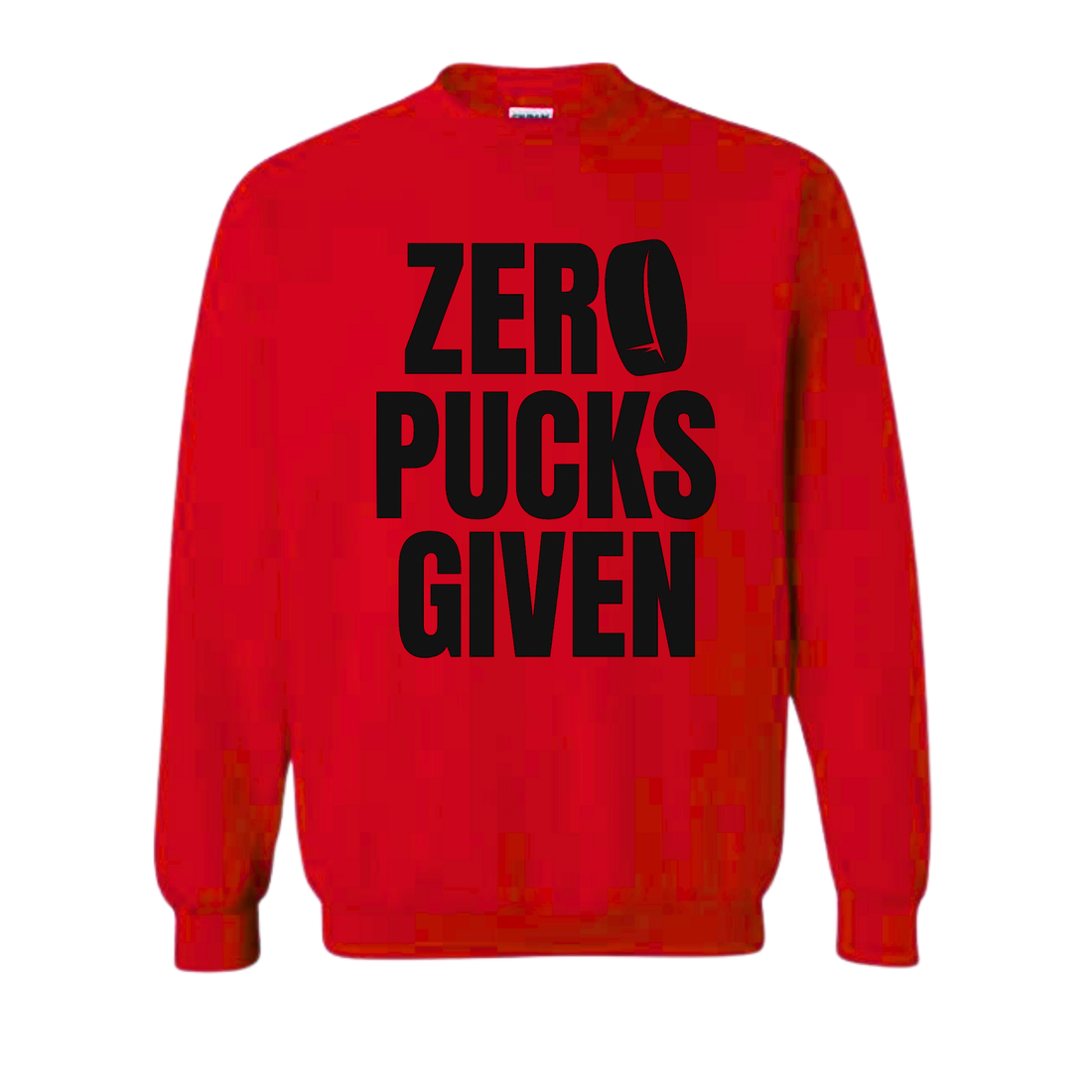 Hockey Crew Sweatshirt, Zero Pucks