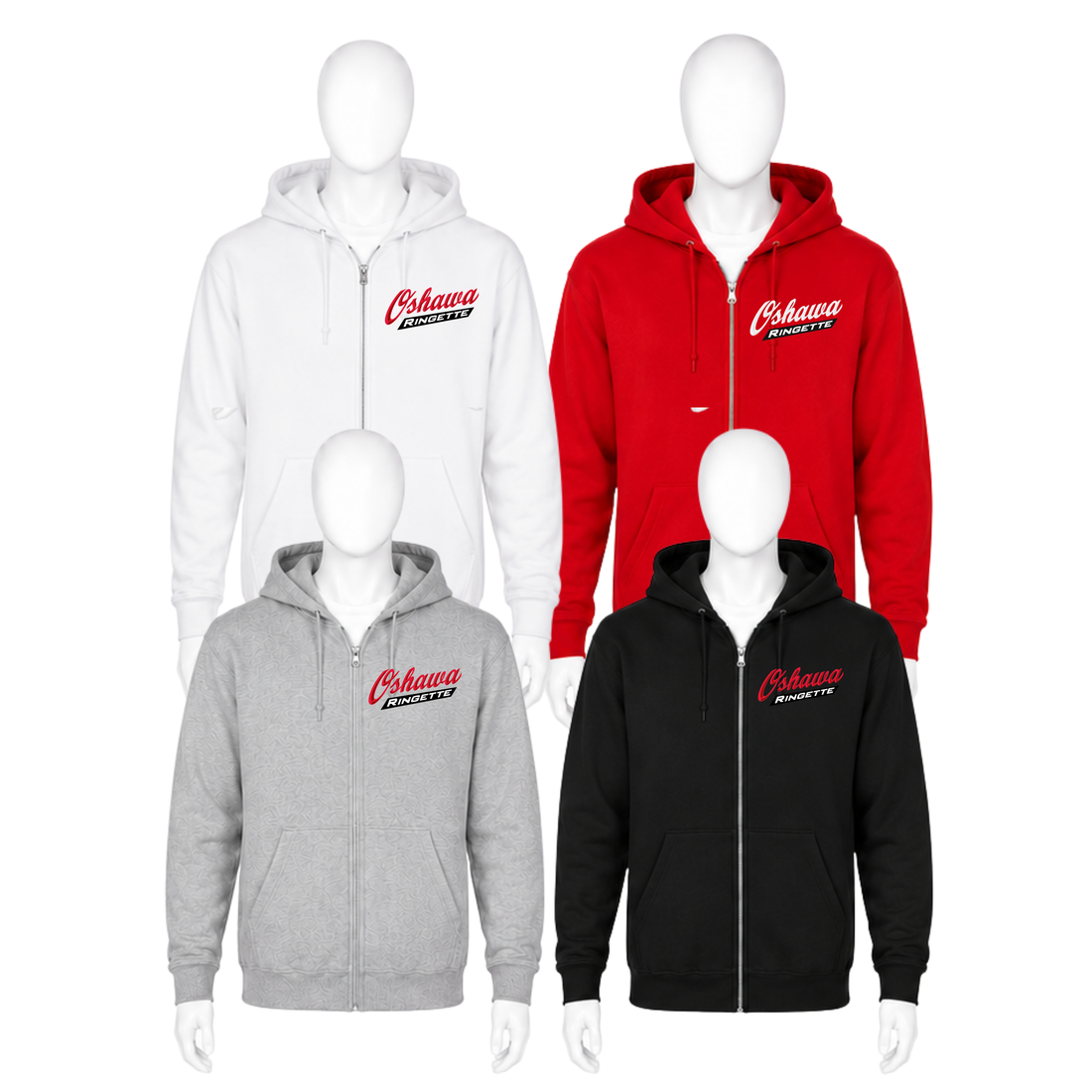 Oshawa Ringette Full Zip Hoodie
