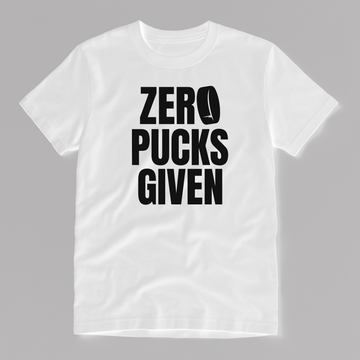 Hockey T-Shirt, Zero Pucks