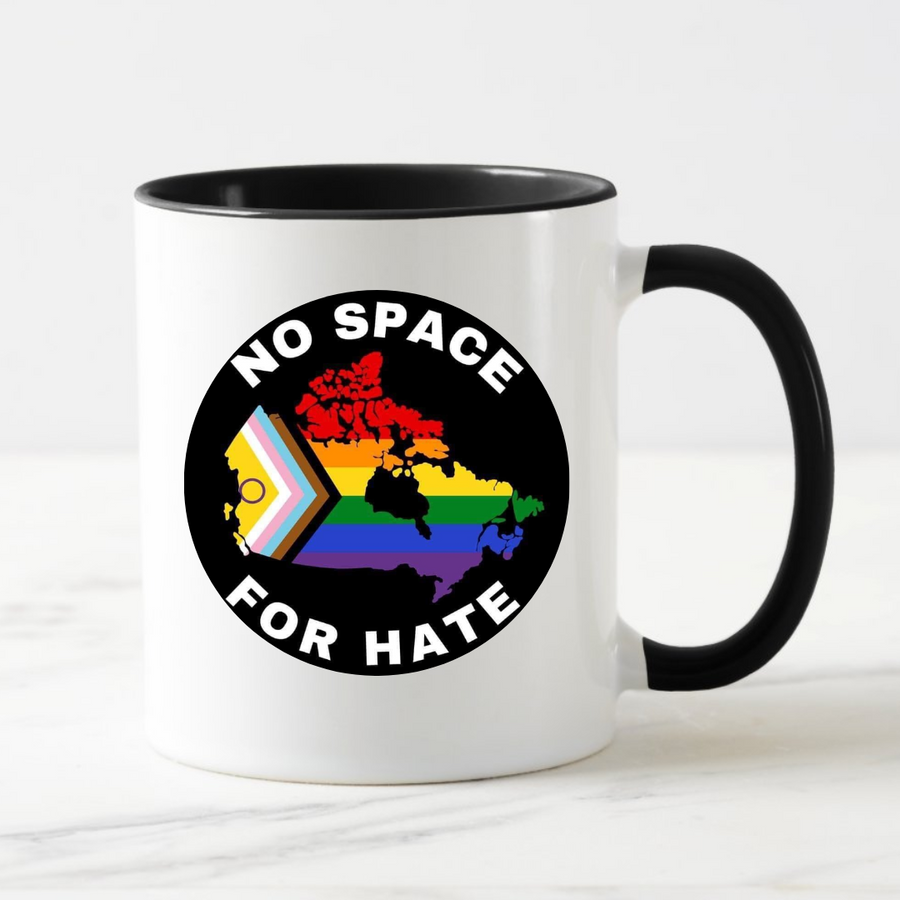 Mug, No Space For Hate, In lnclusive Canada