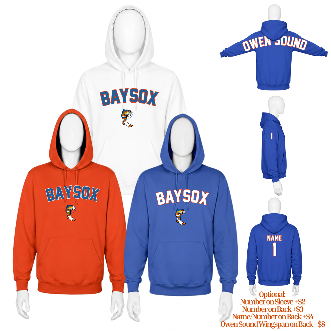 Owen Sound Baysox Pullover Hoodie