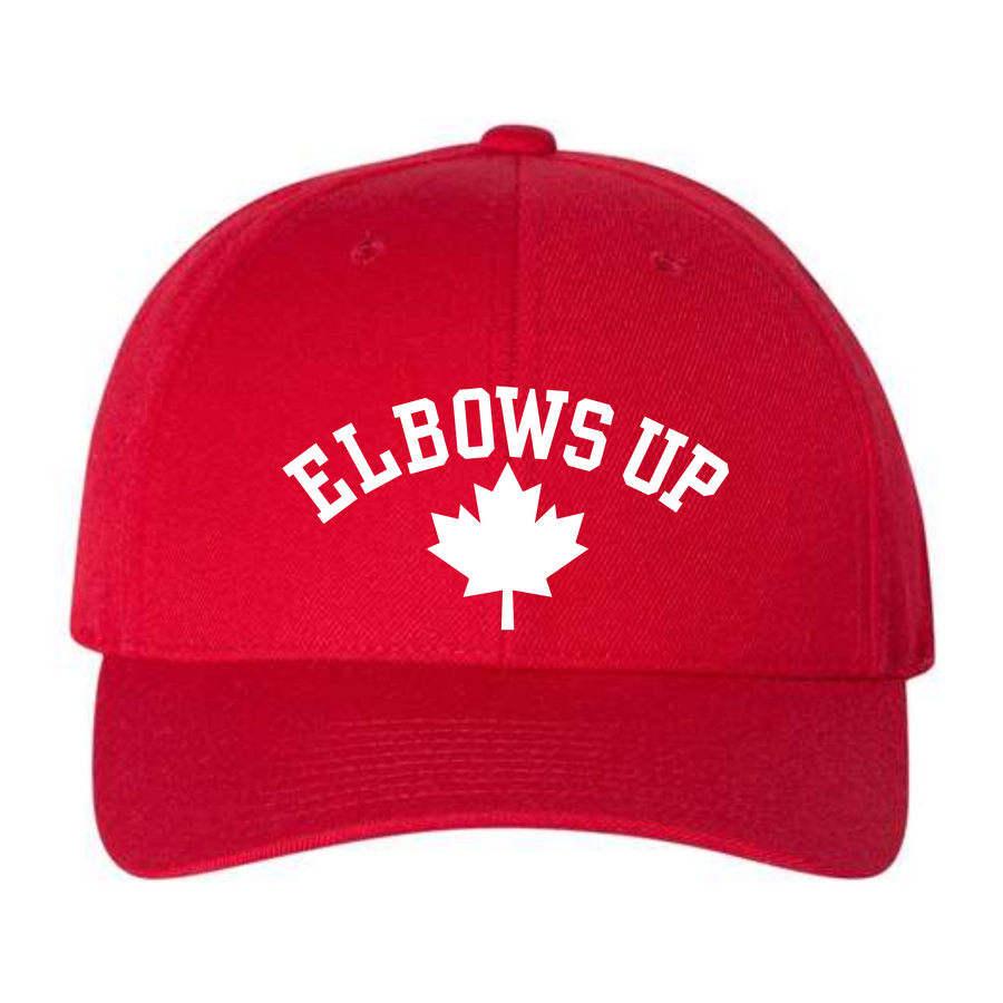 Elbows Up - Embroidered Adjustable Baseball Cap