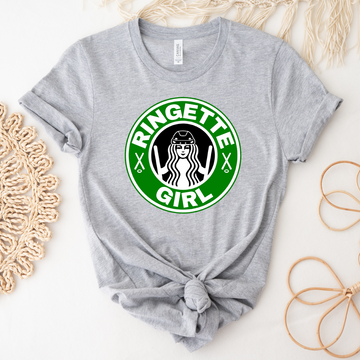 T-Shirt, Ringette Coffee Girl
