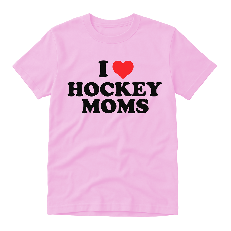 Hockey T-Shirt, I Heart Hockey Moms