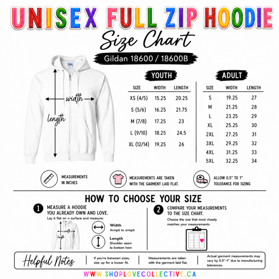 Oshawa Ringette Full Zip Hoodie