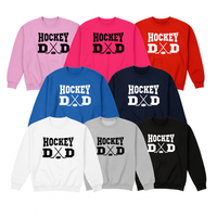 Hockey Crew Sweatshirt, Hockey D X D