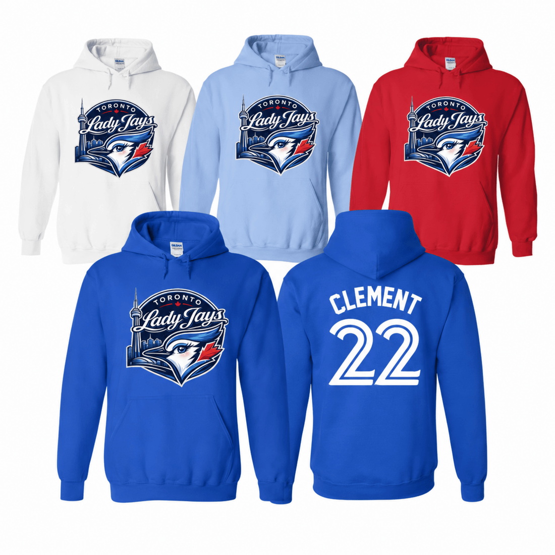 Toronto Lady Jays Pullover Hoodie, Unisex Fit