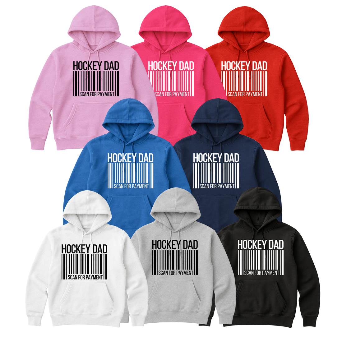 Hockey Hoodie, Dad Scan for Payment