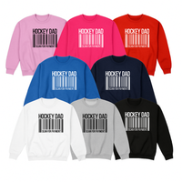 Hockey Crew Sweatshirt, Dad Scan for Payment