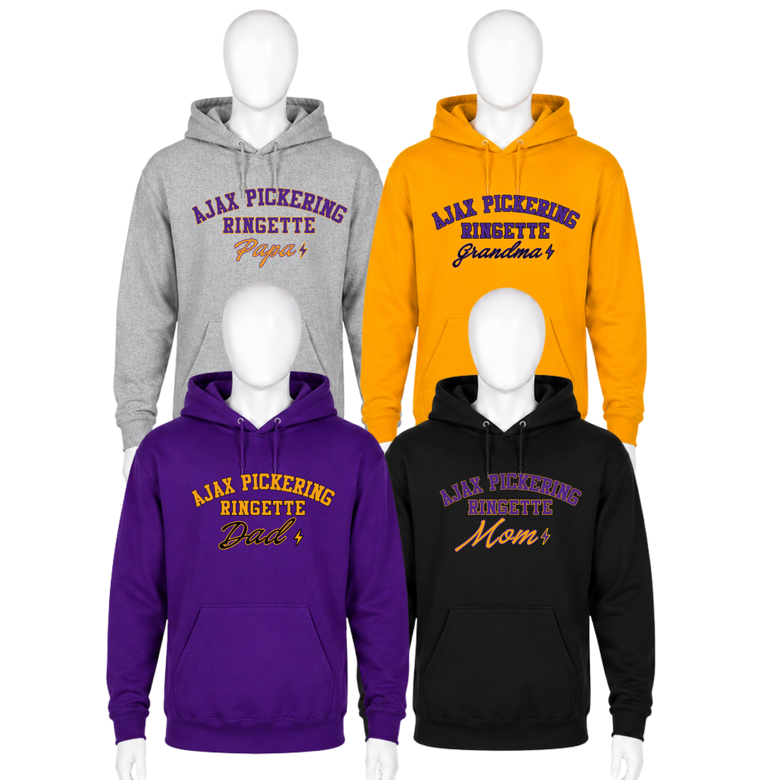 Ajax Pickering Ringette Pullover Hoodie