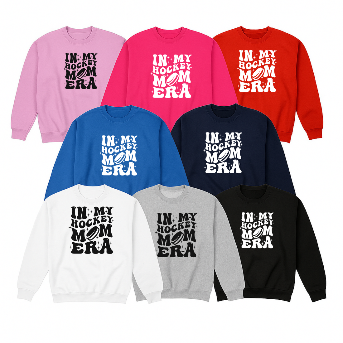 Hockey Crew Sweatshirt, Hockey Mom Era