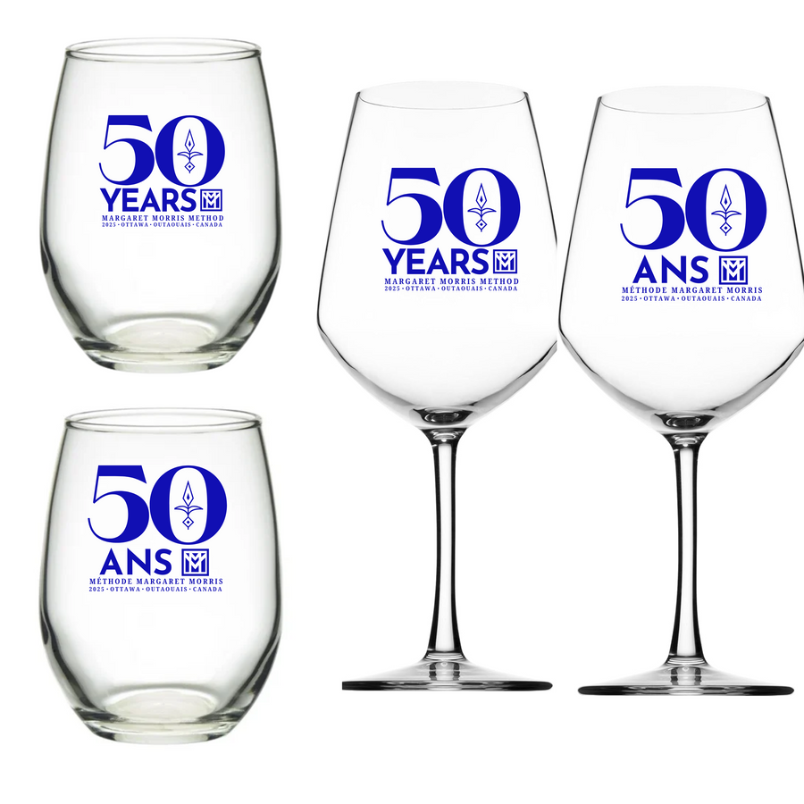 MMM 50th Anniversary Wine Glasses