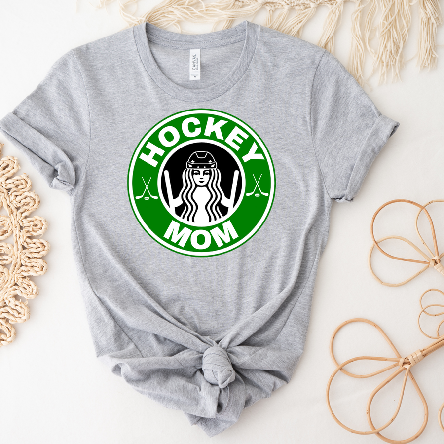 Hockey T-Shirt, Coffee Mom