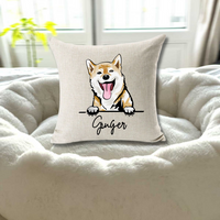 Pillow, Custom Dog Print