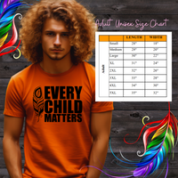 T-Shirt, Orange Shirt Day, Every Child Matters, Indigenous Reconciliation