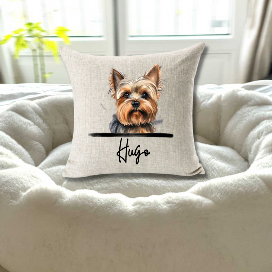 Pillow, Custom Dog Print