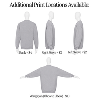 Custom Unisex Crewneck Sweatshirt - Printed With Your Design