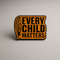 Enamel Pin, Every Child Matters, Indigenous Reconciliation, Orange Shirt Day