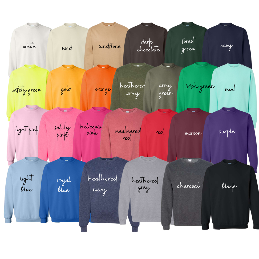 Unisex Custom Crewneck Sweatshirt - Printed With Your Design