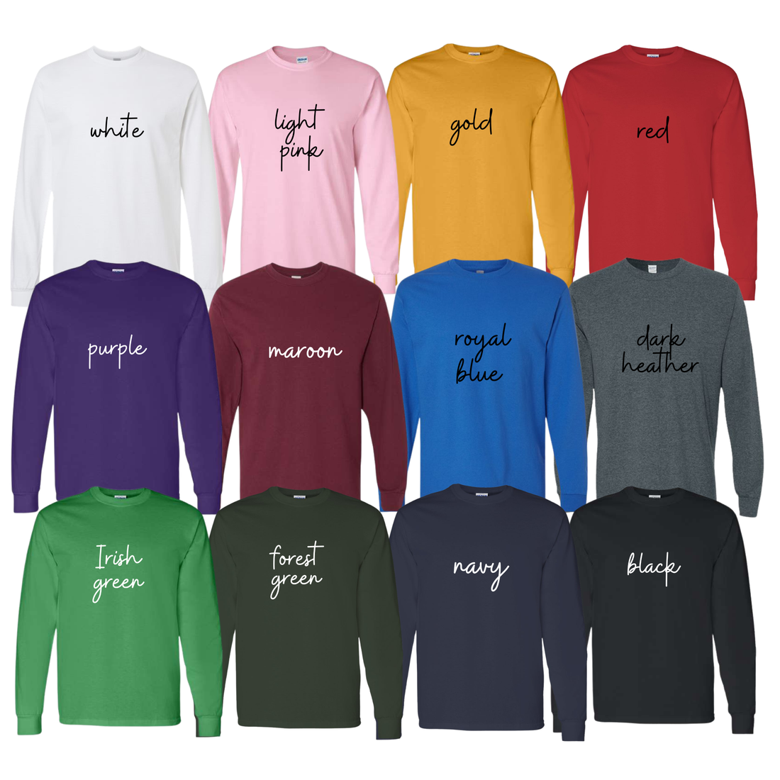 Unisex Custom Long Sleeve T-Shirt - Printed With Your Design