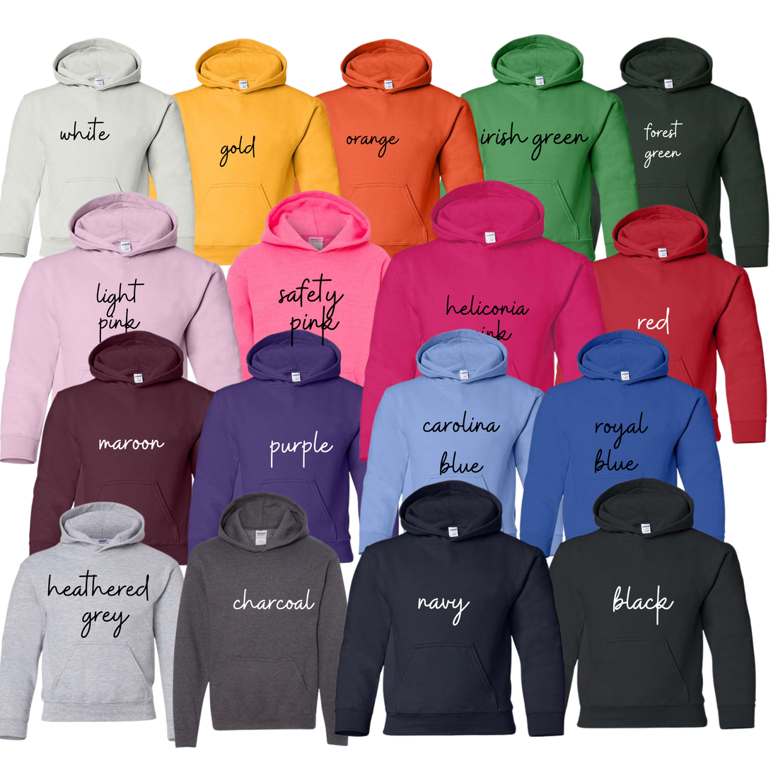 Youth Custom Hoodie - Printed With Your Design