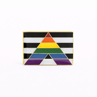 Enamel Pin, Ally Flag, 2SLGBTQI+