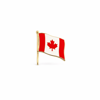 Enamel Pin, Canada Flag