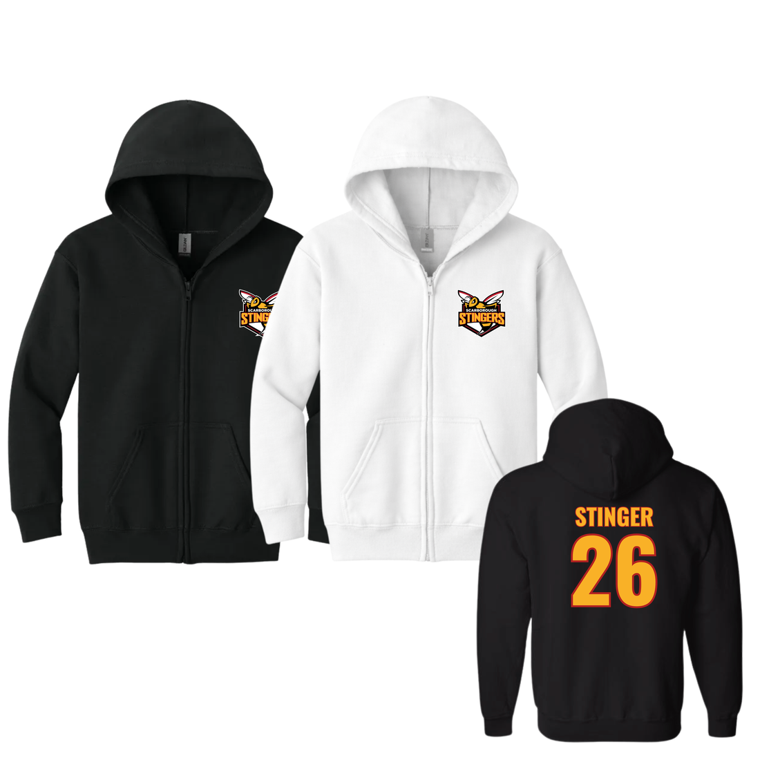 Full Zip Hoodie, Scarborough Stingers