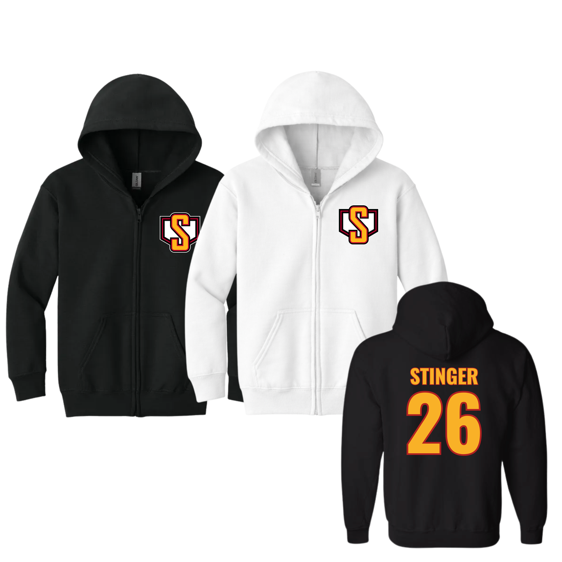 Full Zip Hoodie, Scarborough Stingers