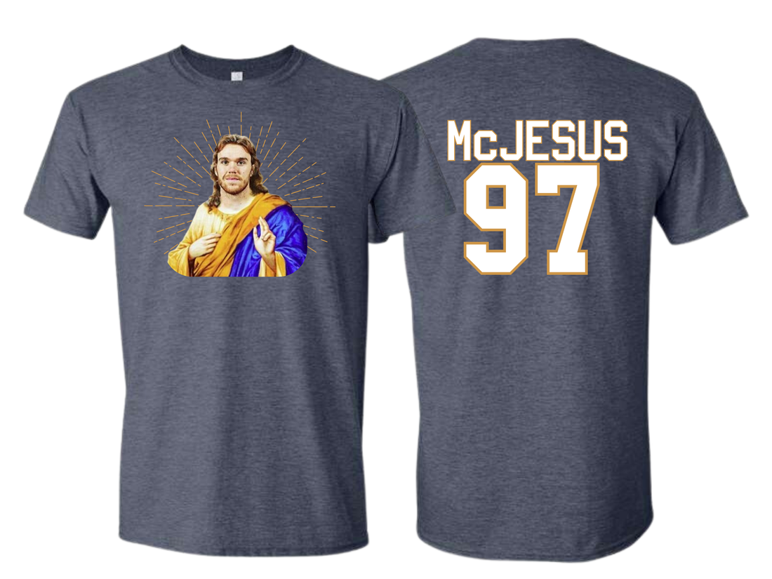 Connor McDavid T-Shirt, McJesus 97