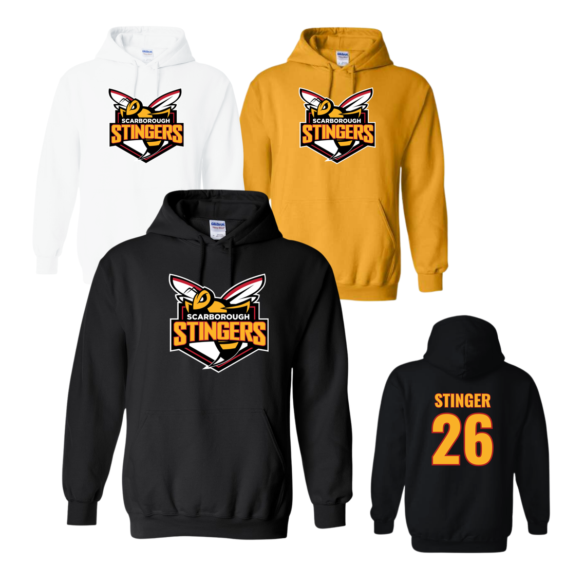 Pullover Hoodie, Scarborough Stingers