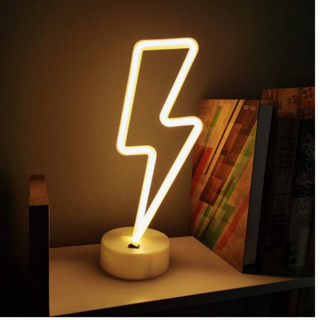 Neon Light, Customized with a Name On the Base