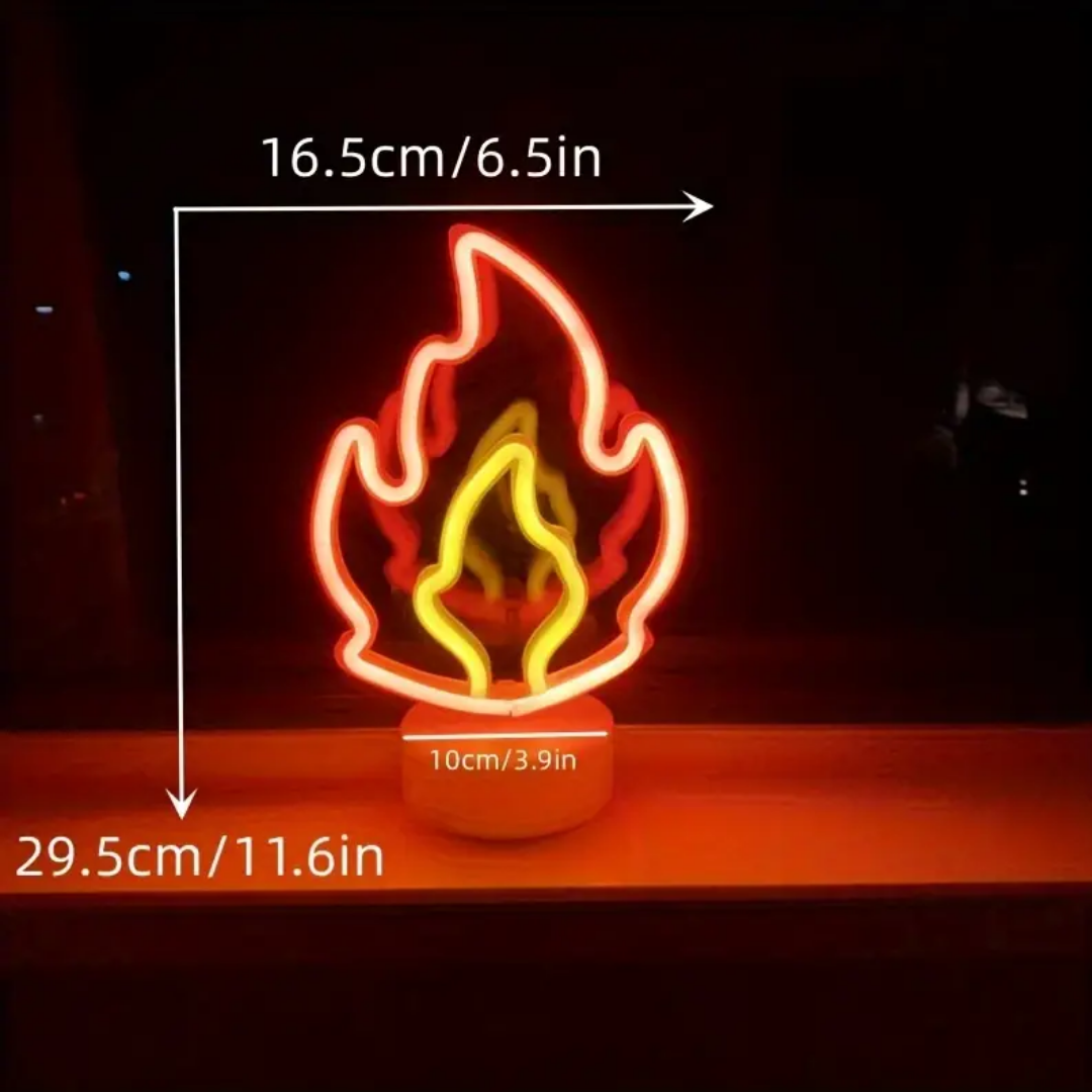 Neon Light, Customized with a Name On the Base